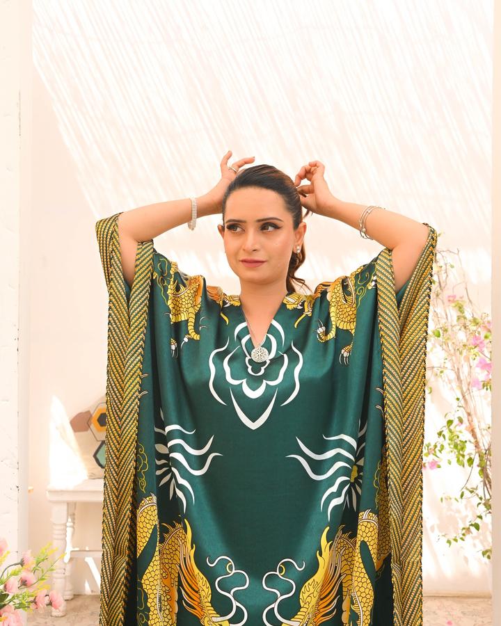 GREEN DRAGON KAFTAAN
